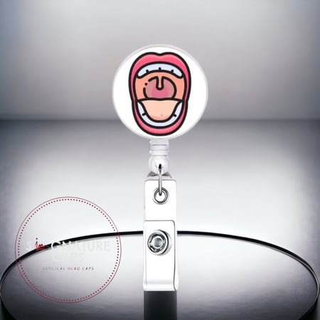 "حامل بطاقة"Badge holder Mouth