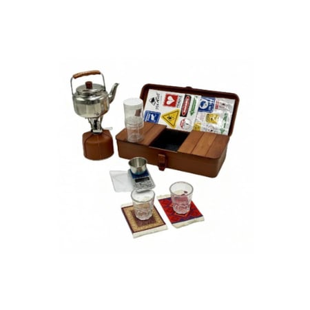 عزبة الشاي حقيبة الشاي حديد عزبة شاي مختصة (14 قطعة)