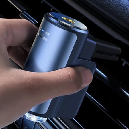 معطر سيارة الكتروني مع ثلاث عطور فواحة