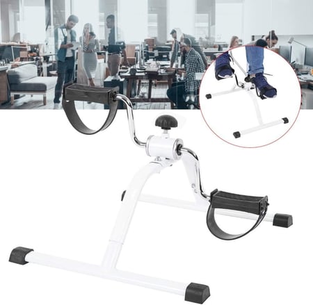 دراجة تمارين صغيرة متعددة الوظائف بدواسة قدم لليد لتدريب كبار السن