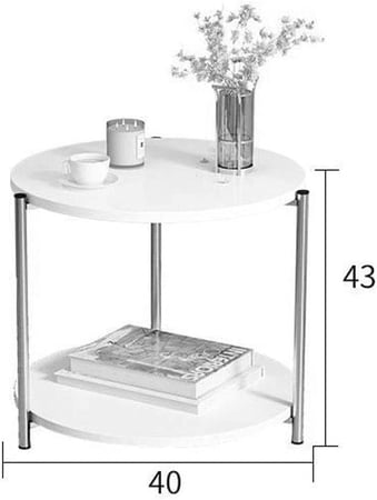 طاولة جانبية ذهبية من طبقتين صغيرة مستديرة من الاحجار الملبدة بجانب السرير من الكوتش، طاولة جانبية رخامية باطار ذهبي فاخر، طاولة ضيقة بنمط نورديك، طاولة جانبية للاريكة للمنزل والمكتب
