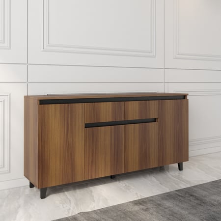 كونسول لون بني مع أسود من ياقوتة