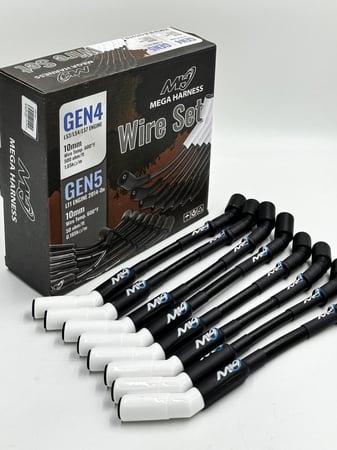 أسلاك بواجي رياضية سيراميك من شركة Mega Harness جمس و شفر 10mm ملي LS-LT