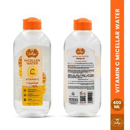 ماء ميسيلار منظف ومزيل مكياج بفيتامين سي 400 مل من جيليز