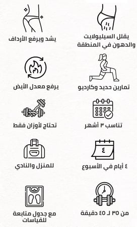 الجزء السفلي - بناء، نحت، شد ورفع