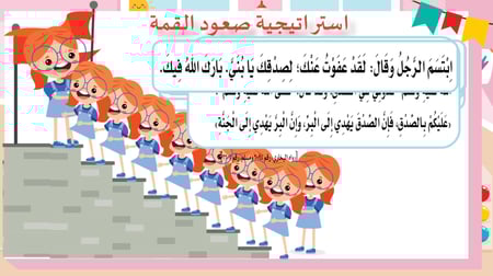 درس - الرسول صلى الله عليه وسلم قدوتي في الصدق