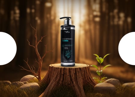 بلسم بالمكاديميا و الأحماض الأمينية و20نوع من الزيوت الطبيعية