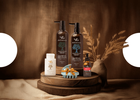 دللي شعرك بمجموعة الأرغان للعناية العميقة من الجذور حتى الأطراف ..