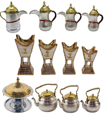 مجموعة نحاسية 12 قطعة