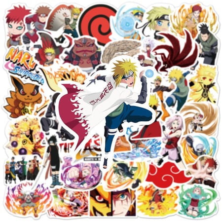 50Pcs Naruto Cool Graffiti Stickers
