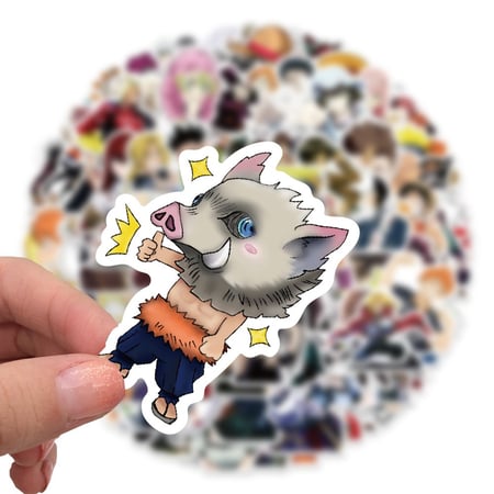 apan Anime Character Collection Graffiti Stickers- 100pcs