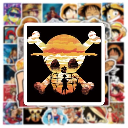 50Pcs anime One Piece Graffiti Stickers