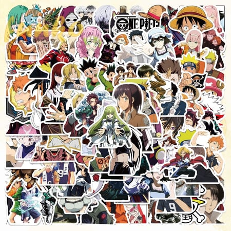 apan Anime Character Collection Graffiti Stickers- 100pcs
