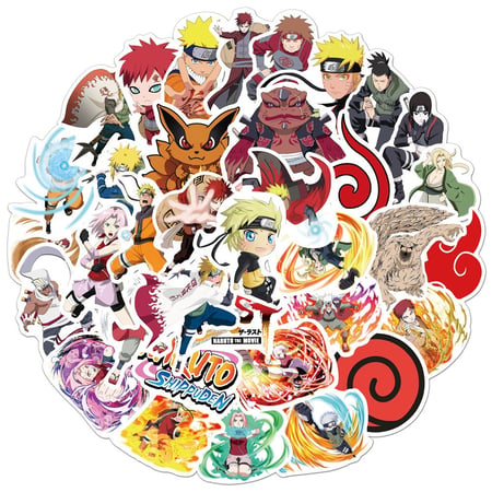 50Pcs Naruto Cool Graffiti Stickers