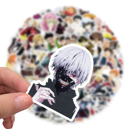 apan Anime Character Collection Graffiti Stickers- 100pcs