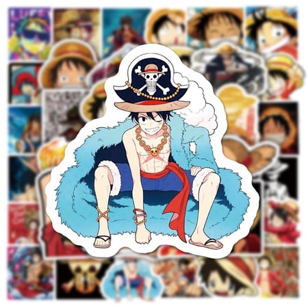 50Pcs anime One Piece Graffiti Stickers