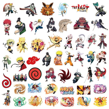 50Pcs Naruto Cool Graffiti Stickers