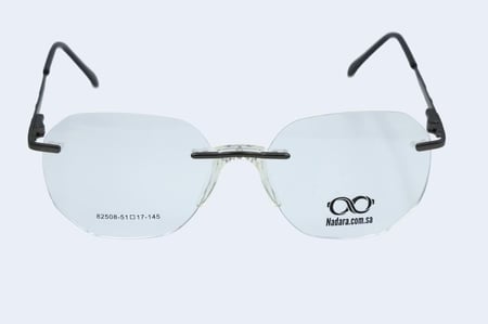 نظارة  طبية بدون اطار شكل غير منتظم