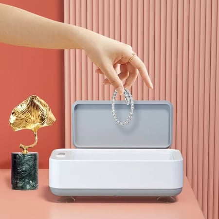 تنظيف النظارات وعدسات اللصقة بالموجات الصوتية المحمول