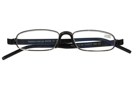 نظارات قراءة بإطار مستطيل كامل