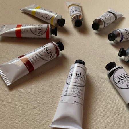 أدوات رسم زيتية