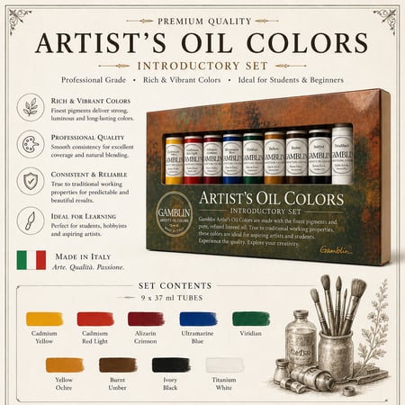 Artist oil colors Gamblin