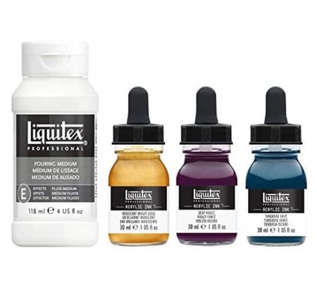 Acrylic pouring Deep color