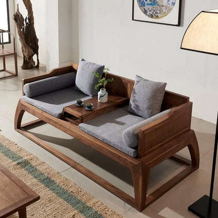 كنبة مقعدين مقاس 170 × 90 × 70 سم (عرض × عُمق × ارتفاع) - MS_ID_2PSF_00149