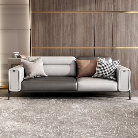 طقم كنب بتصميم فاخر مكون من 3 قطع