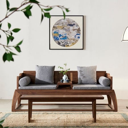 كنبة مقعدين مقاس 170 × 90 × 70 سم (عرض × عُمق × ارتفاع) - MS_ID_2PSF_00149