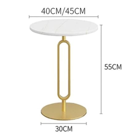 طاولة قهوة معدن دائرية