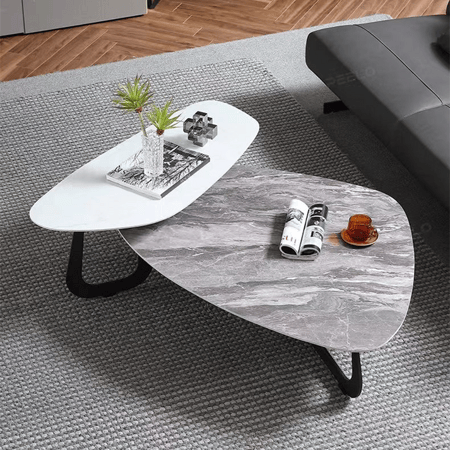 طاولة قهوة مزدوجة