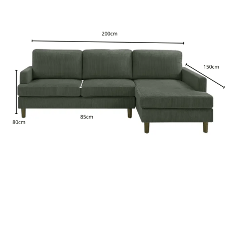 كنب زاوية 200*150 بتصميم مميز