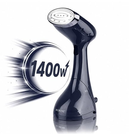 كاوية بخار يدوية لون كحلي بقدرة 1400W وسطح معدني