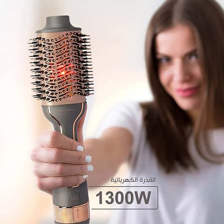 فرشاة مصفف شعر ريبون بتصميم بيضاوي لفك تشابك الشعر