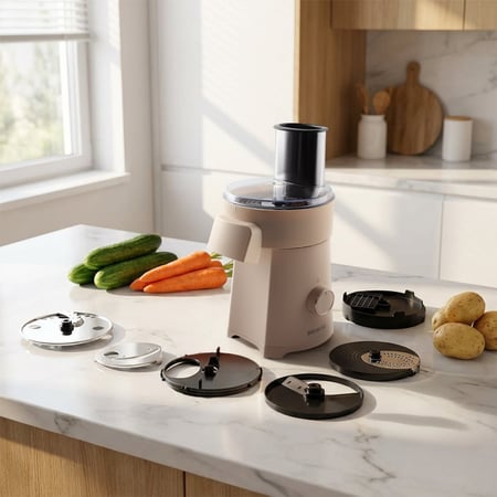 ريبون صانعة سلطة كهربائية 200 واط لتقطيع الخضار - RE-2-206