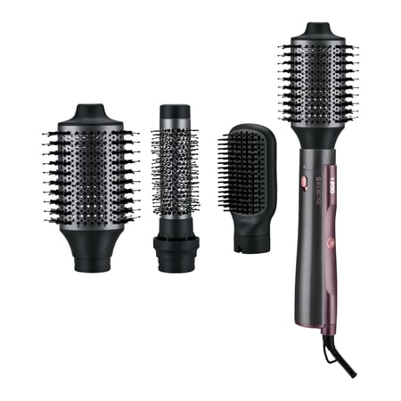 ريبون مصفف شعر 3 في 1 بشاشة رقمية و 3 ملحقات - 1200 واط - أسود - RE-2210