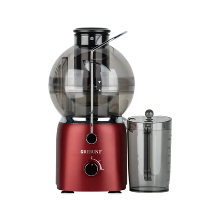 ريبون عصارة فواكه 1.2 لتر - 800 واط - مستويان سرعة - أحمر - RE-2-175