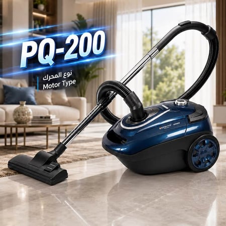 مكنسة ريبون بمحرك PQ-200 لأداء قوي وتنظيف يومي فعال