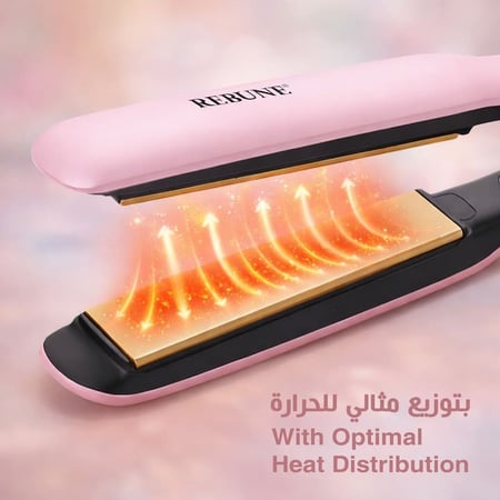 سيراميك شعر ريبون توزيع حرارة متساوي لتصفيف سريع ولمعان طبيعي