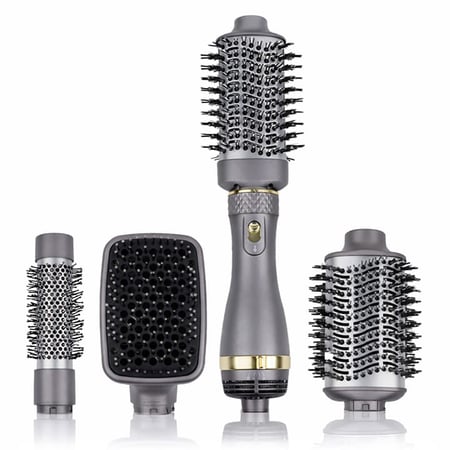 مصفف الشعر ريبون 4 في 1 مع مجموعة رؤوس متعددة للتصفيف