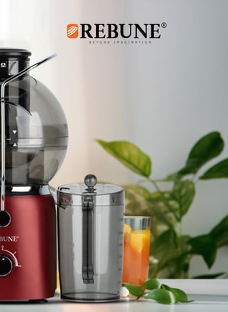 ريبون عصارة فواكه 1.2 لتر - 800 واط - مستويان سرعة - أحمر - RE-2-175