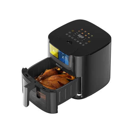 ريبون قلاية هوائية ماستر شيف 7 لتر - 1800 واط - أسود - RE-11-068