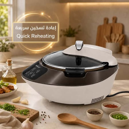 قدر متعدد الاستخدامات بخاصية إعادة التسخين السريعة