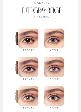 عدسات بيلا الجديدة- نظر- شهرية