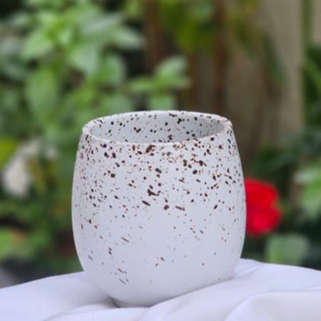 كوب الاهلي السعودي - بيضاوي منقط - سعة 170 مل