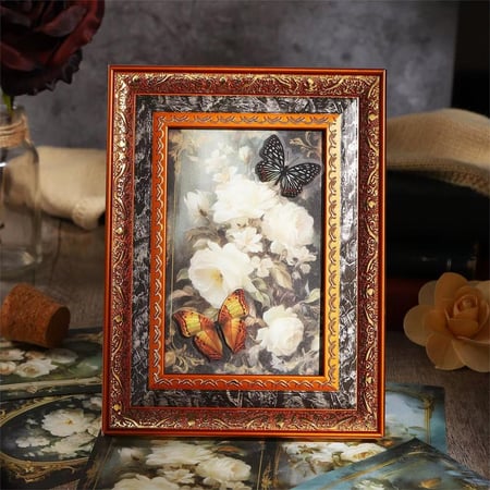 30 ورقة / حزمة أوراق حرفية زخرفية بطابع زهور فينتاج