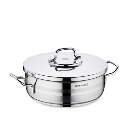 طقم قدور استيل كوركماز 9 قطع [استرا 2] التركي