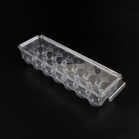 صندوف تخزين البيض اكريلك بغطاء