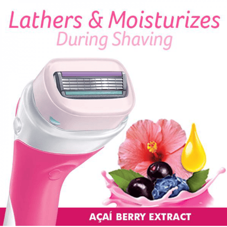 شيك انتويشن ماكينة حلاقة لتجديد الرطوبة مع توت الآكاي